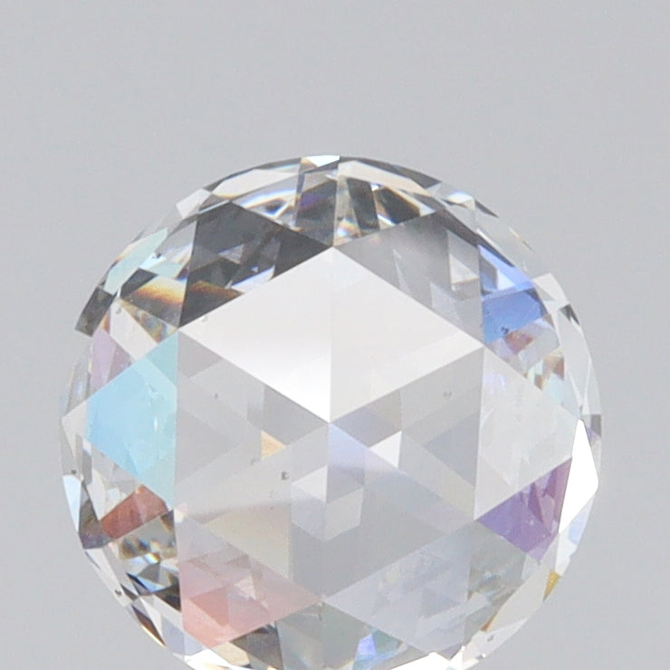 1.05ct | F/SI1 Round Shape Rose Cut Lab Diamond (IGI)