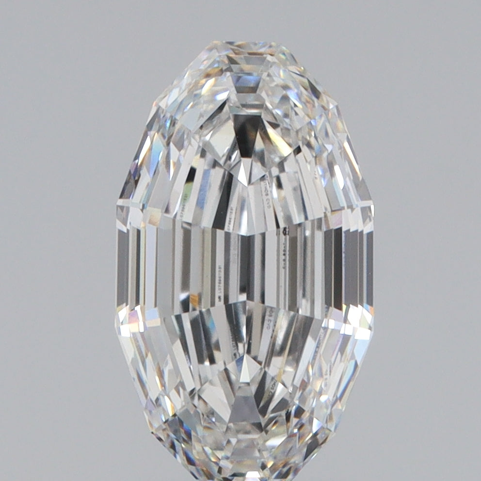 2.96ct | E/VVS2 Oval Shape Step Cut Lab Diamond (IGI)