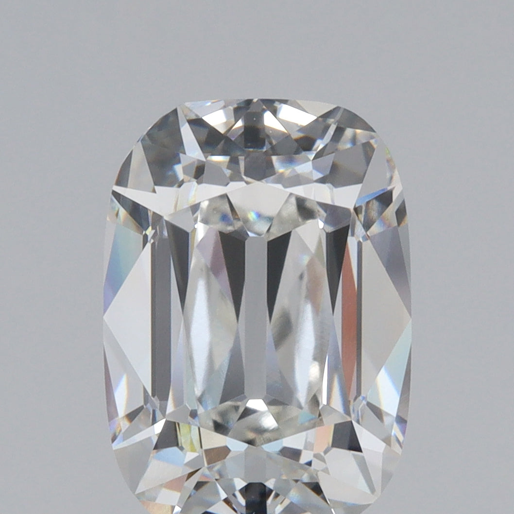4.03ct | F/VVS1 Cushion Shape Old Mine Cut Lab Diamond (IGI)-LITHOS Diamond