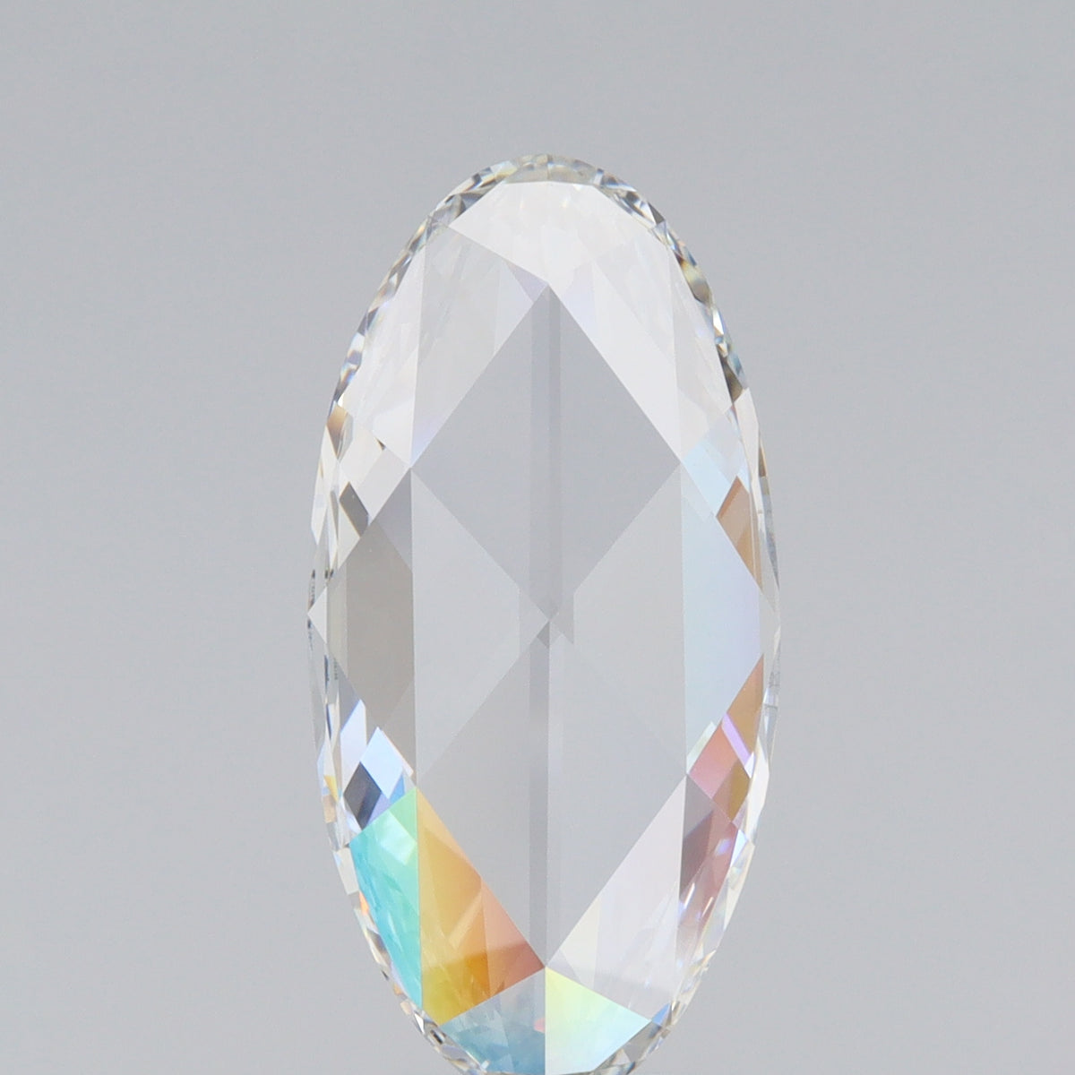 2.81ct | F/VVS2 Oval Shape Rose Cut Lab Diamond (IGI)