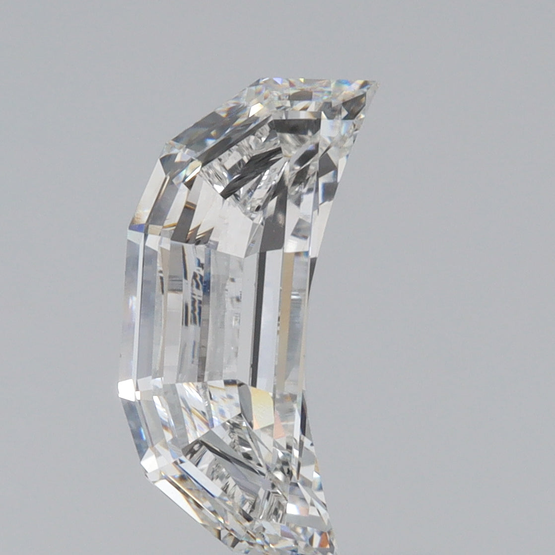 2.50ct | F/VS1 Half Moon Shape Step Cut Lab Diamond (IGI)