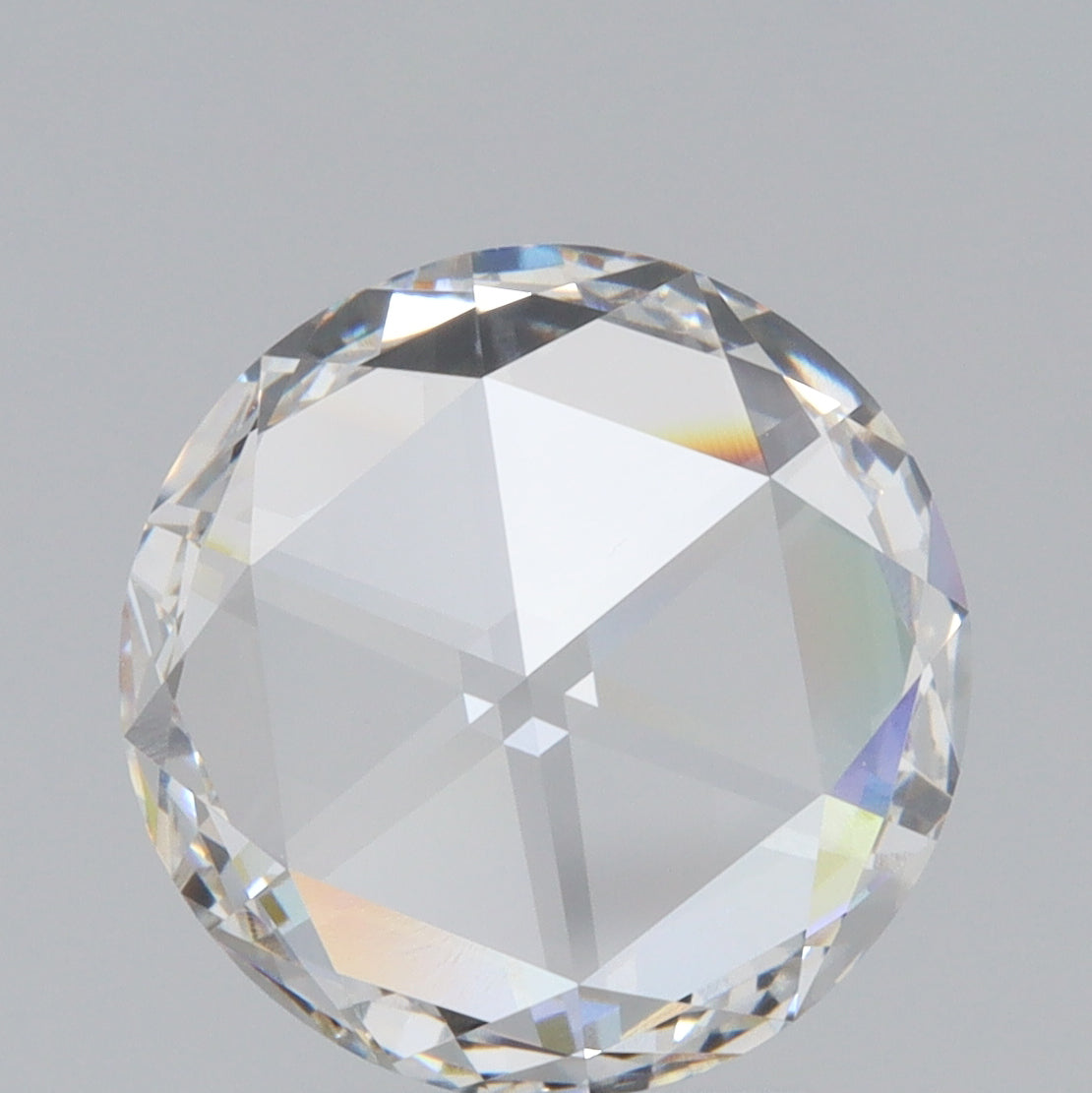 2.13ct | F/VVS2 Round Shape Rose Cut Cut Lab Diamond (IGI)