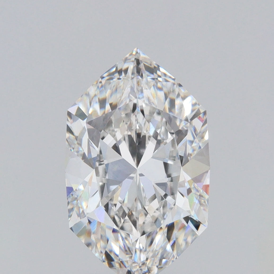 3.09ct | F/VVS2 Hexagon Shape Brilliant Cut Lab Diamond (IGI)
