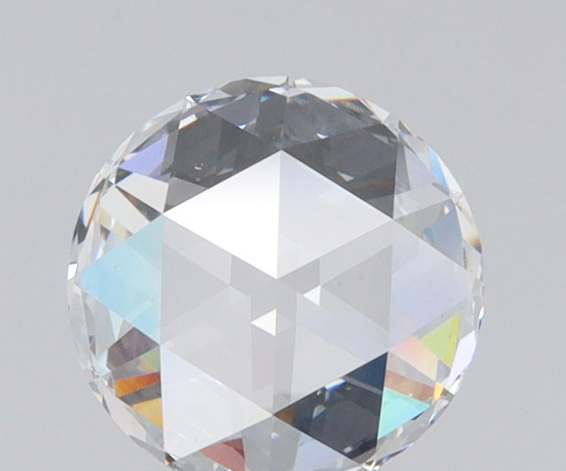 1.12ct | E/VS1 Round Shape Rose Cut Lab Diamond (IGI)