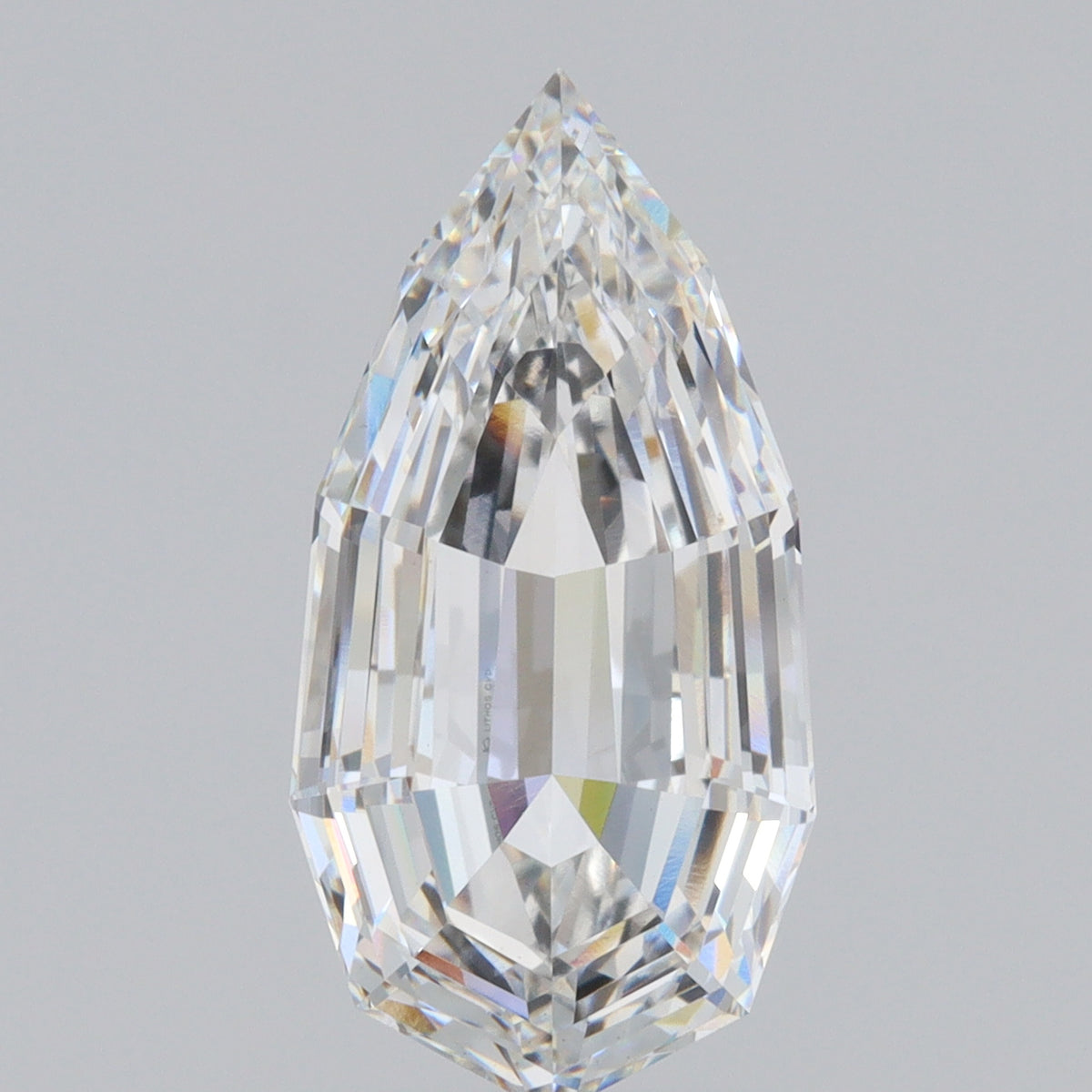 4.40ct | F/VS1 Pear Shape Step Cut Lab Diamond (IGI)