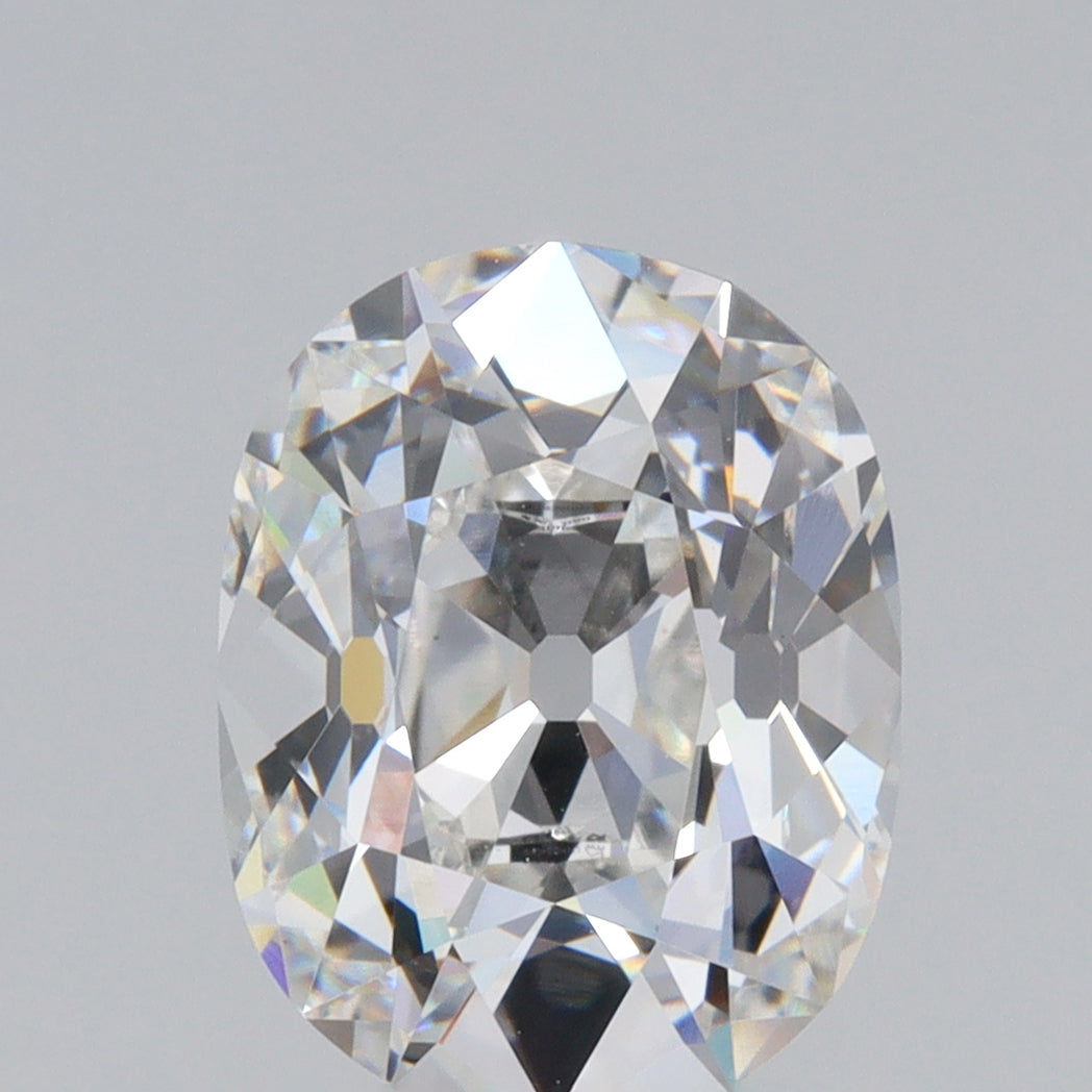 3.35ct | E/VS1 Cushion Shape Old Mine Cut Lab Diamond (IGI)-LITHOS Diamond