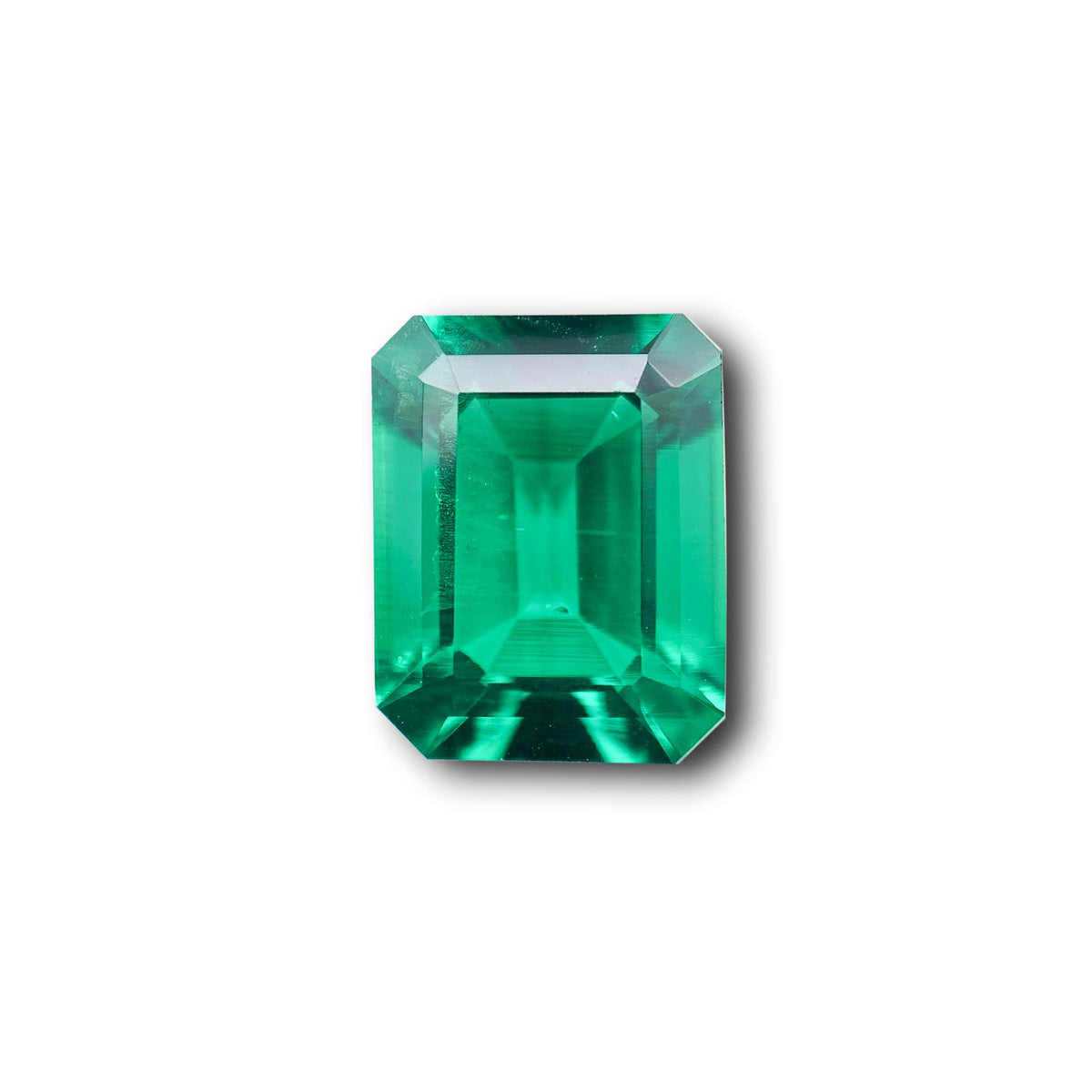 3.17ct | Step Cut Emerald Shape Lab Emerald