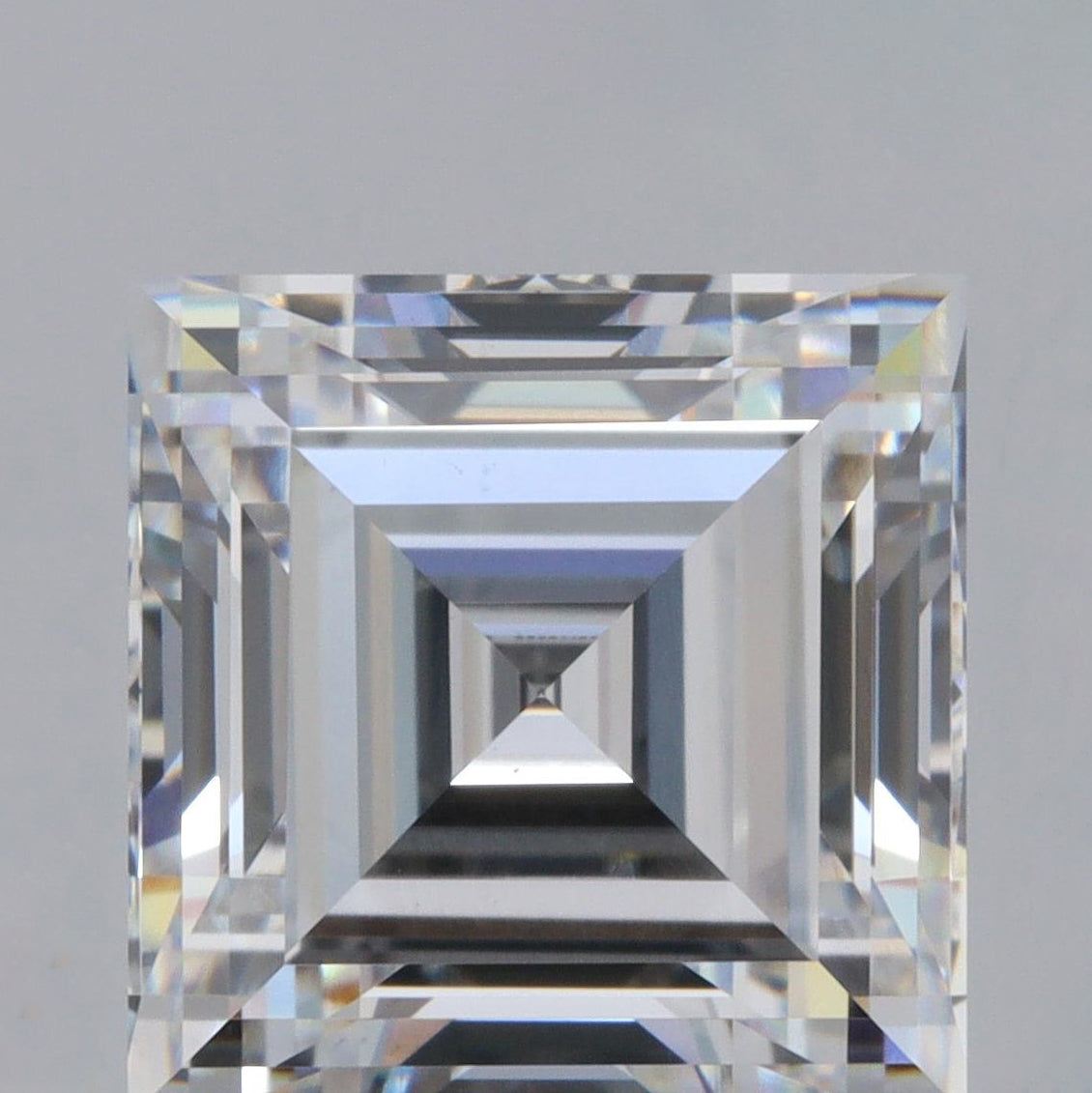 2.04ct square step cut lab diamond