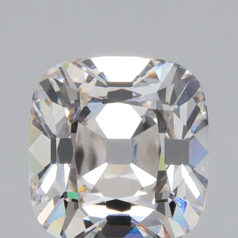 2.45ct | F/VVS2 Cushion Shape Old Mine Cut Lab Diamond (IGI)