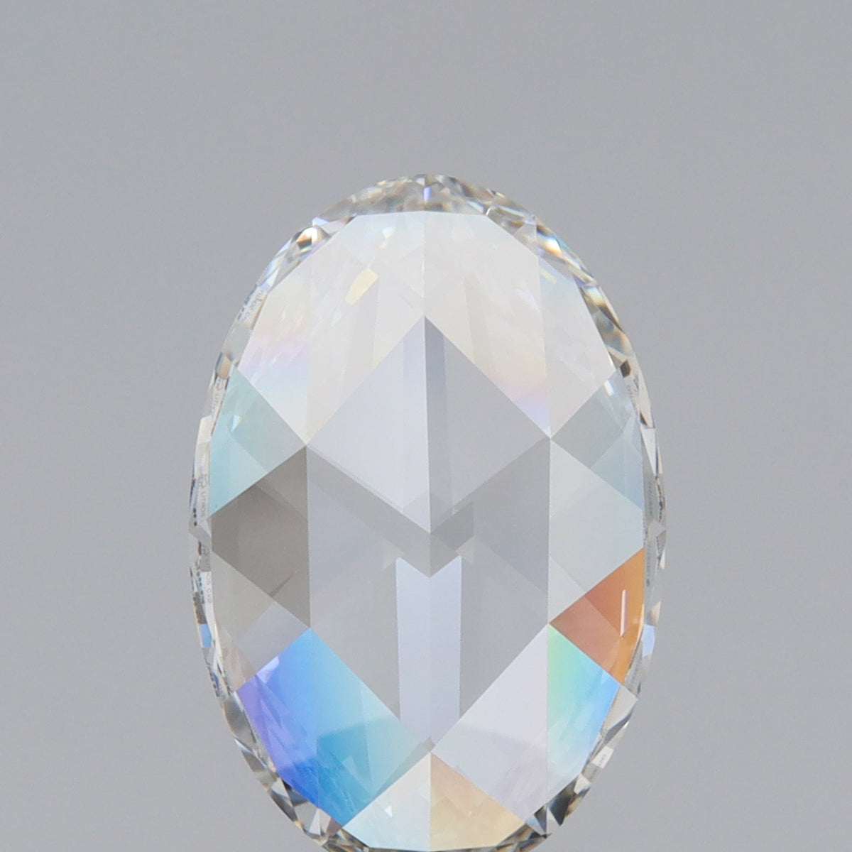 2.54ct | F/VVS2 Oval Shape Rose Cut Lab Diamond (IGI)