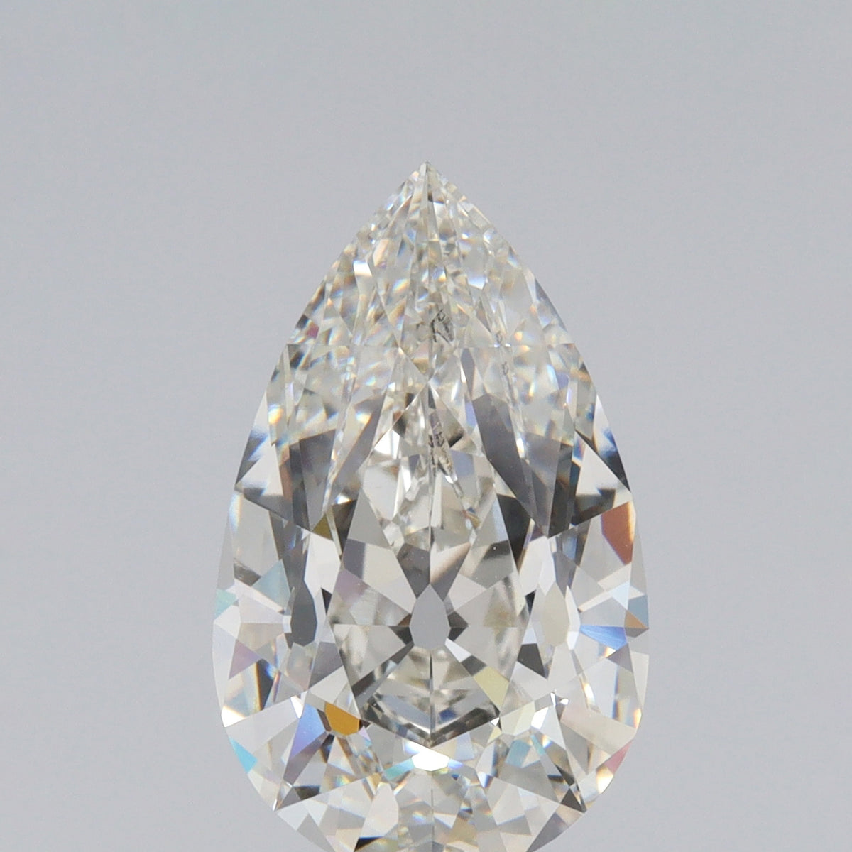 4.36ct | H/VVS2 Pear Shape Old Mine Cut Lab Diamond (IGI)