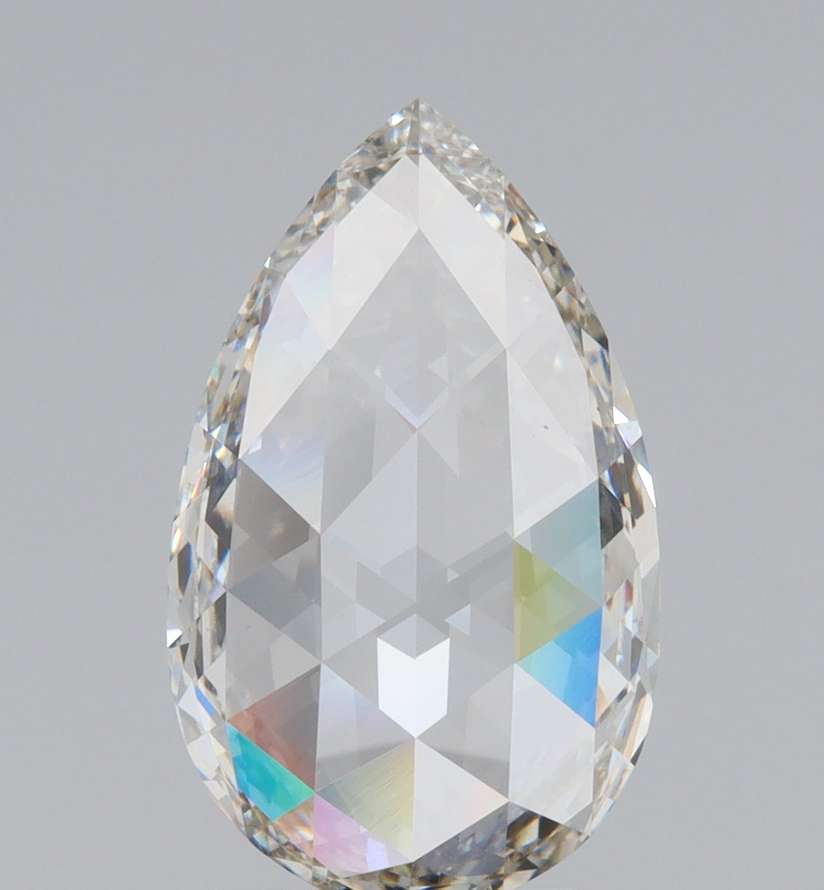 3.22ct | I/VS1 Pear Shape Rose Cut Lab Diamond (IGI)