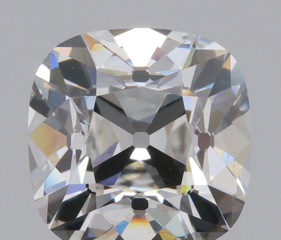 1.71ct | F/VS1 Cushion Shape Old Mine Cut Lab Diamond (IGI)