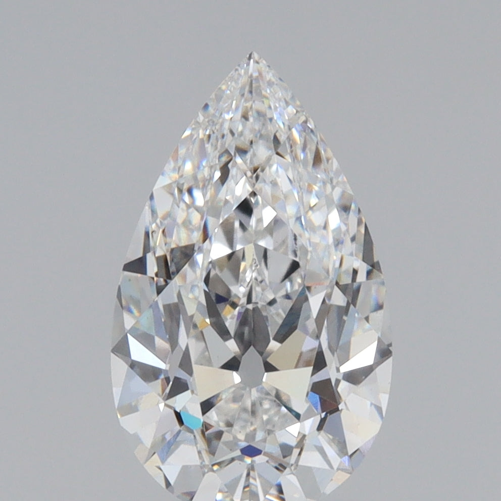 2.27ct | E/VS1 Pear Shape Old Mine Cut Lab Diamond (IGI)