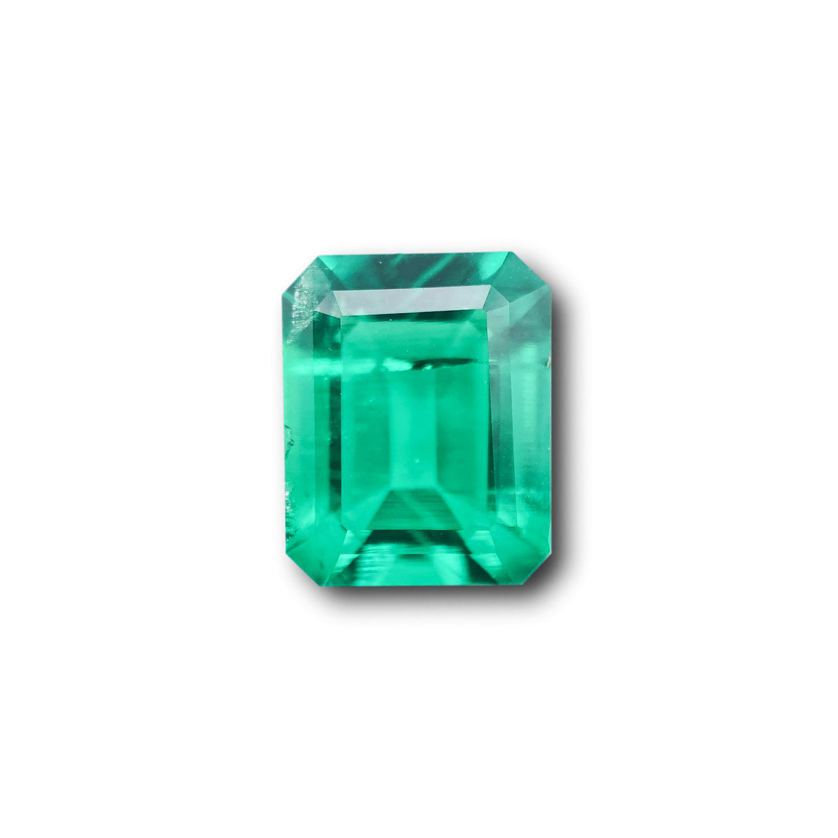 3.95ct | Step Cut Emerald Shape Lab Emerald