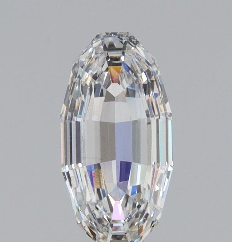 1.01ct | F/SI1 Oval Shape Step Cut Lab Diamond (IGI)