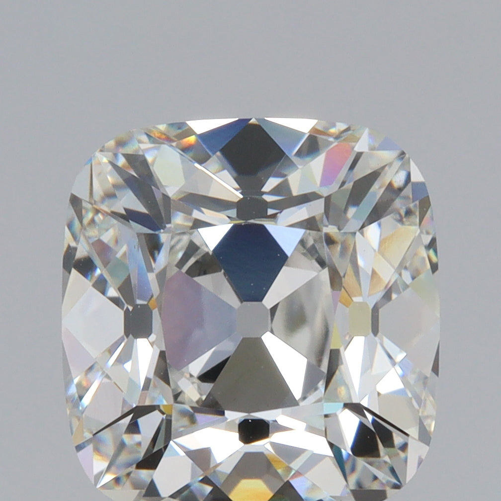 4.55ct | F/VS1 Cushion Shape Old Mine Cut Lab Diamond (IGI)