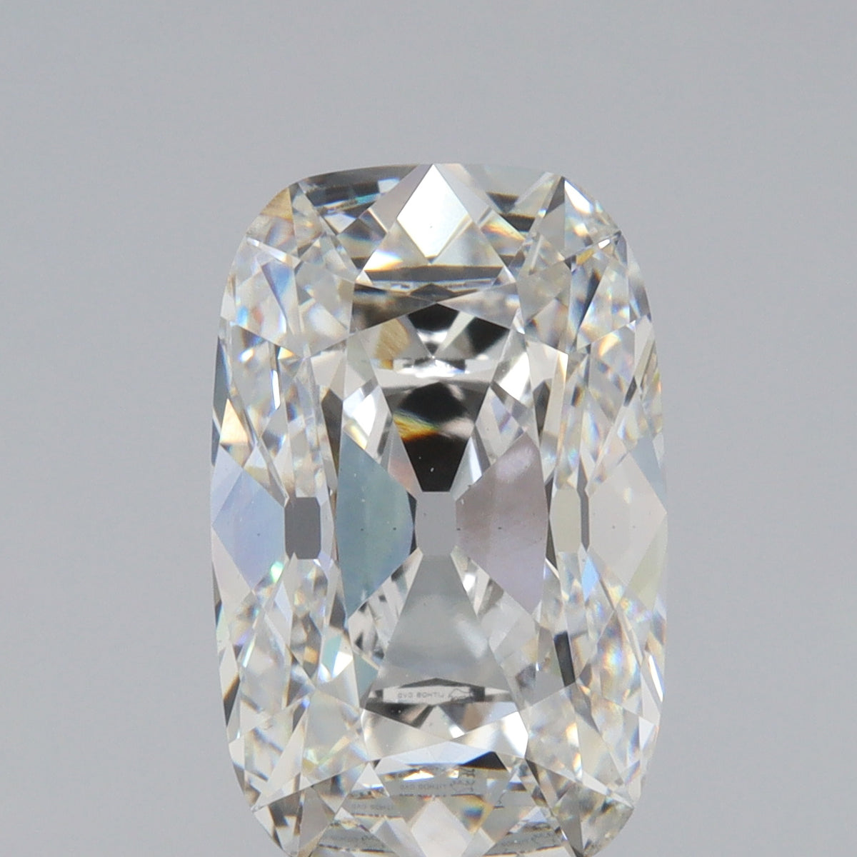 4.68ct | F/VS1 Antique Cushion Shape Old Mine Cut Lab Diamond (IGI)