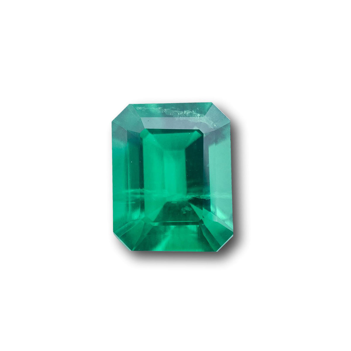 3.02ct | Step Cut Emerald Shape Lab Emerald