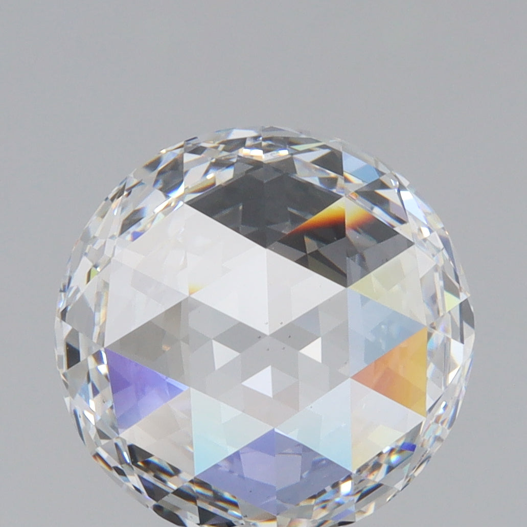2.81ct | D/VS2 Round Shape Rose Cut Lab Diamond (IGI)