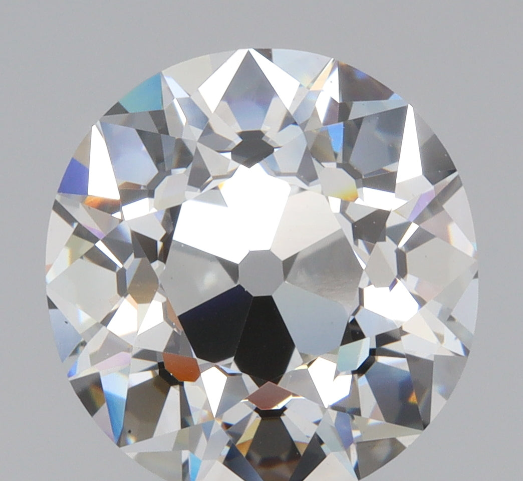 3.87ct | F/VS1 Round Shape Old European Cut Lab Diamond (IGI)