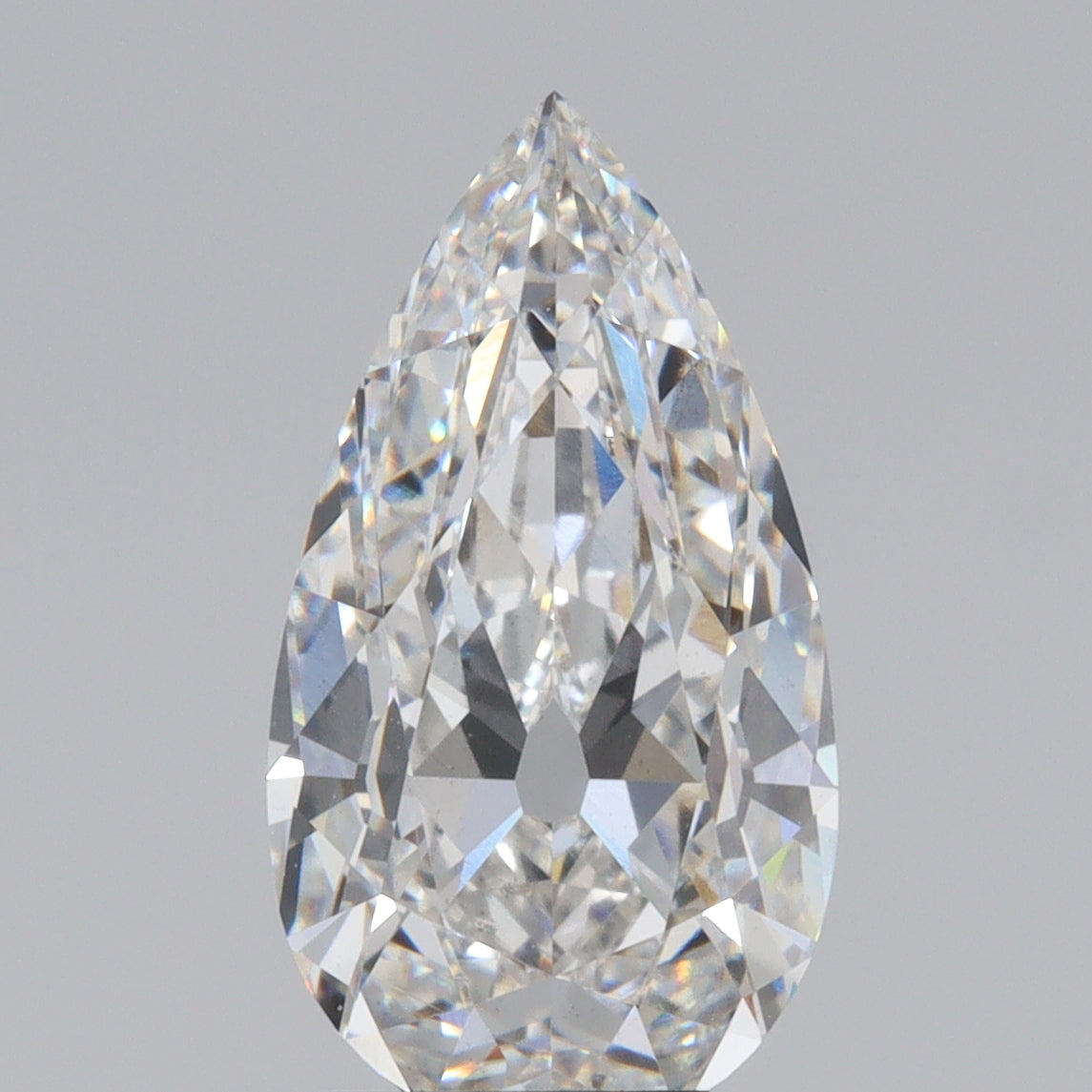 2.07ct | F/VS1 Pear Shape Old Mine Cut Lab Diamond (IGI)