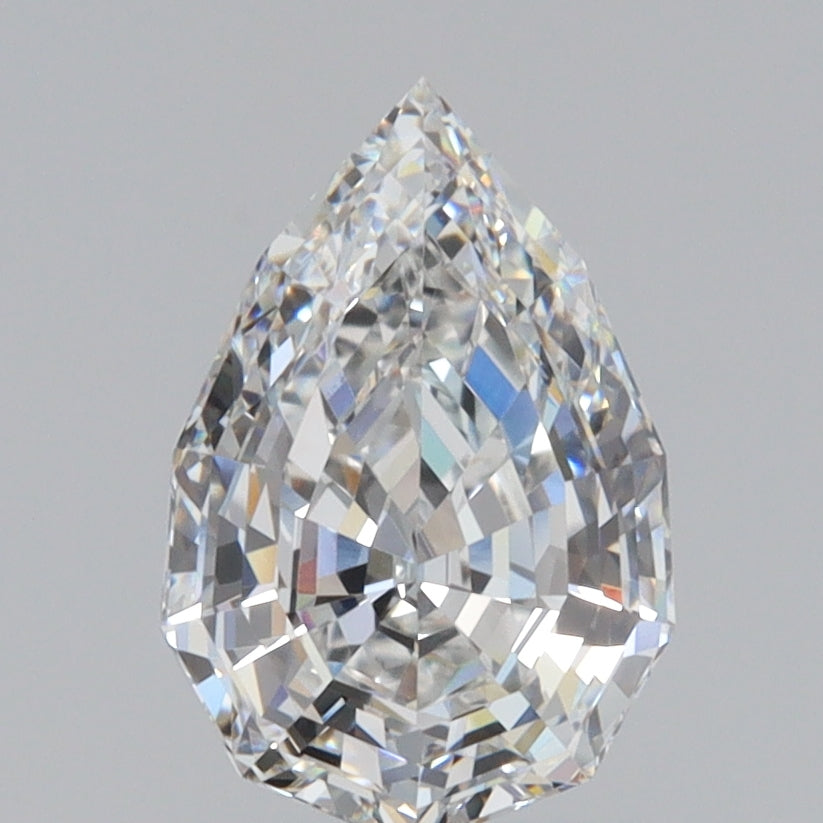 1.66ct | E/VVS2 Pear Shape Step Cut Lab Diamond (IGI)