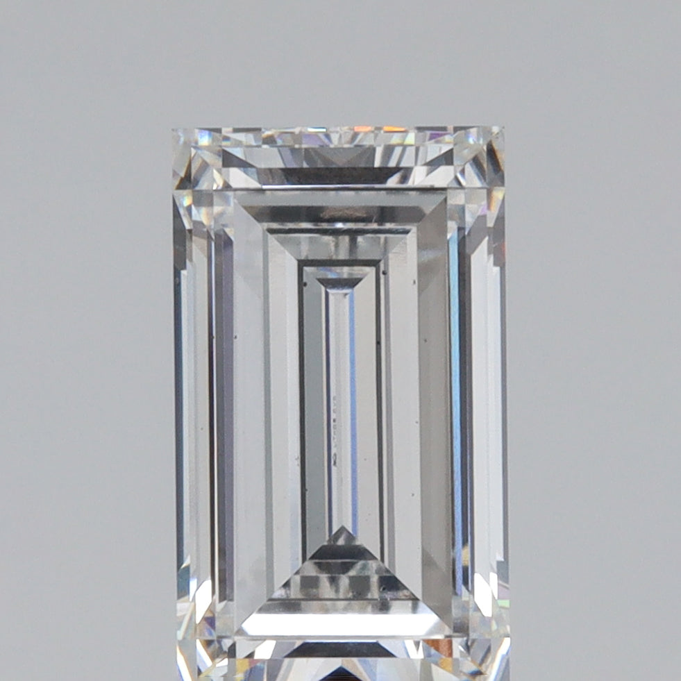 2.51ct | E/VS2 Baguette Shape Step Cut Lab Diamond (IGI)-LITHOS Diamond