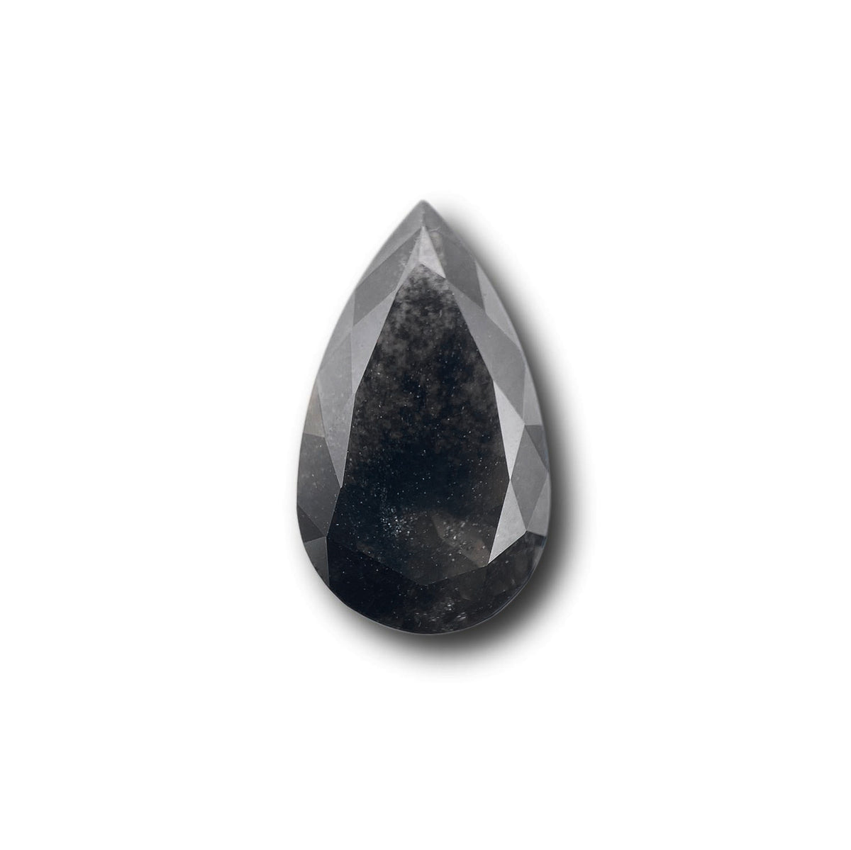 2.01ct | Salt & Pepper Pear Shape Brilliant Cut Lab Diamond