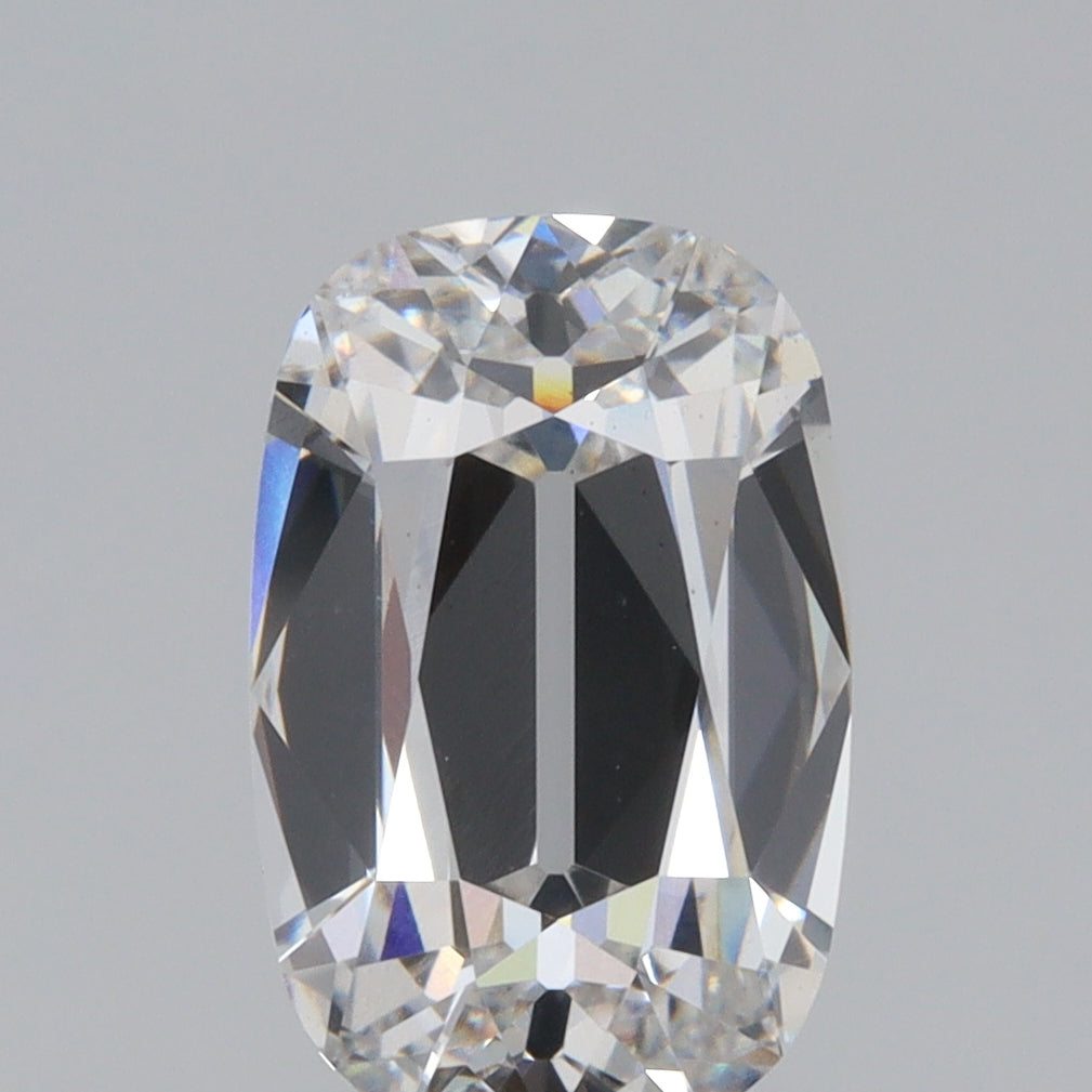 2.60ct | E/VS1 Cushion Shape Old Mine Cut Lab Diamond (IGI)-LITHOS Diamond