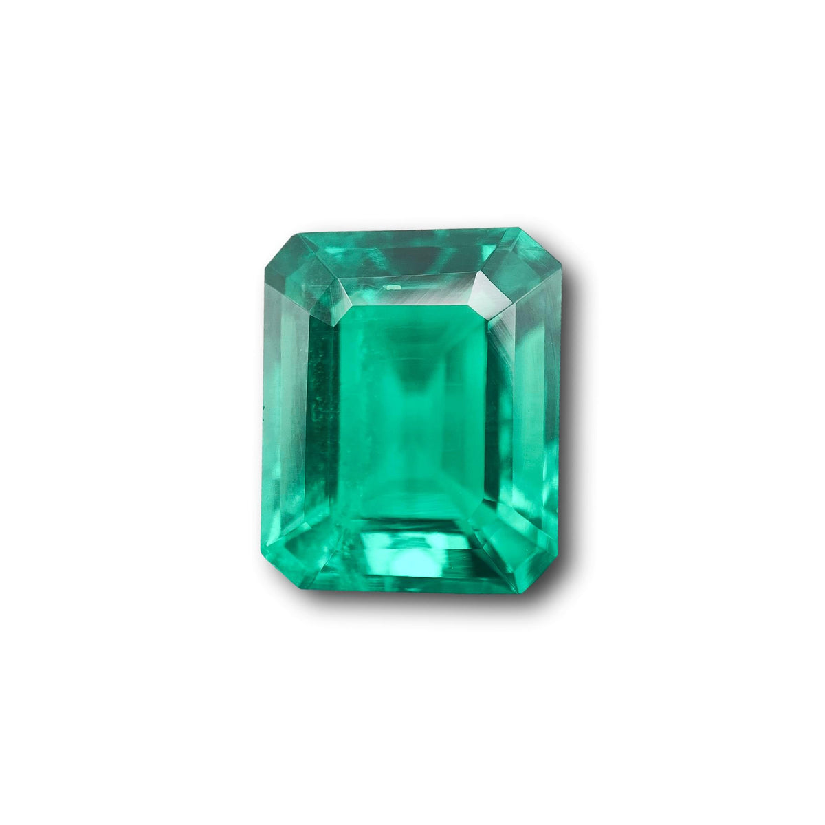 4.65ct | Step Cut Emerald Shape Lab Emerald