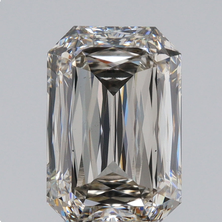 2.91ct | J/VS2 Emerald Shape Lattice Cut Lab Diamond (IGI)-LITHOS Diamond
