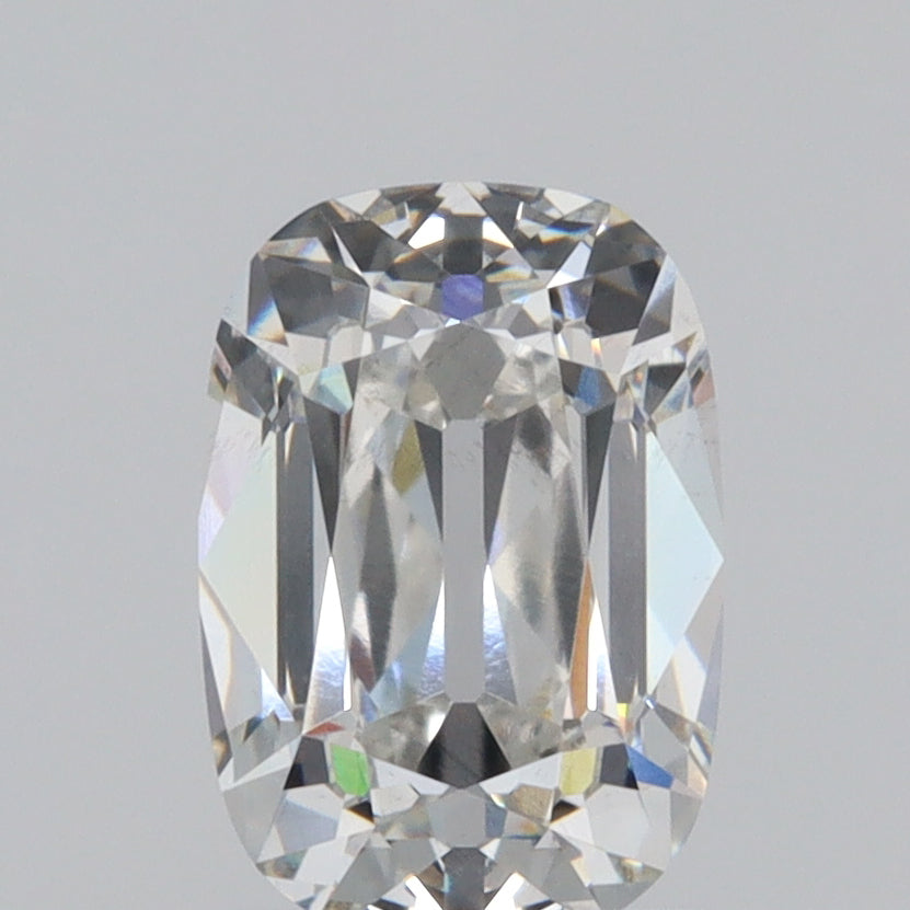 1.66ct | F/VS2 Cushion Shape Old Mine Cut Lab Diamond (IGI)-LITHOS Diamond