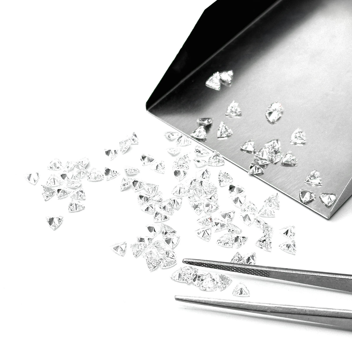 Trillion Cut Calibrated Lab Diamond Melee