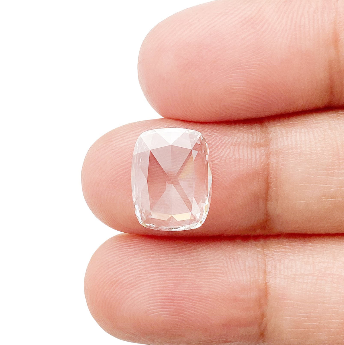 2.25ct | E/VS1 Cushion Shape Rose Cut Lab Diamond (IGI)