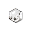 2.00ct | Salt & Pepper Hexagon Shape Rose Cut Lab Diamond-LITHOS Diamond