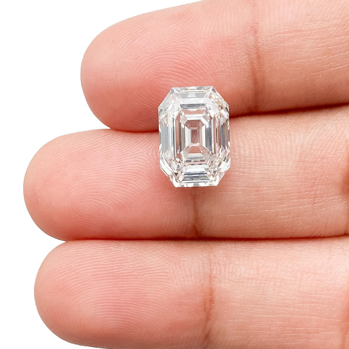 4.56ct | F/VS2 Octagon Shape Step Cut Lab Diamond (IGI)