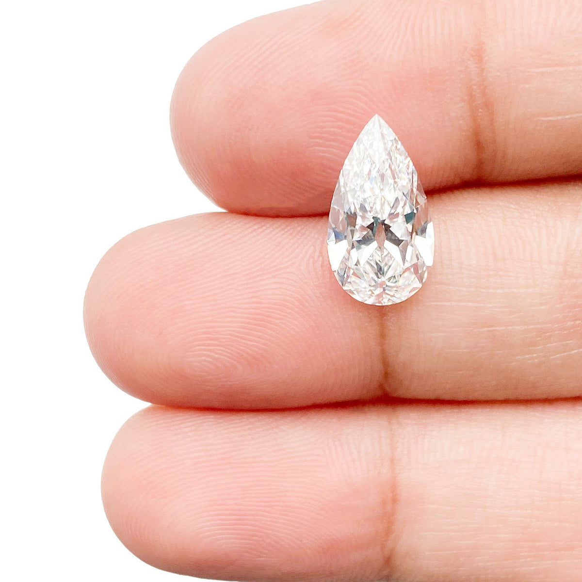 2.51ct | E/VS1 Pear Shape Old Mine Cut Lab Diamond (IGI)