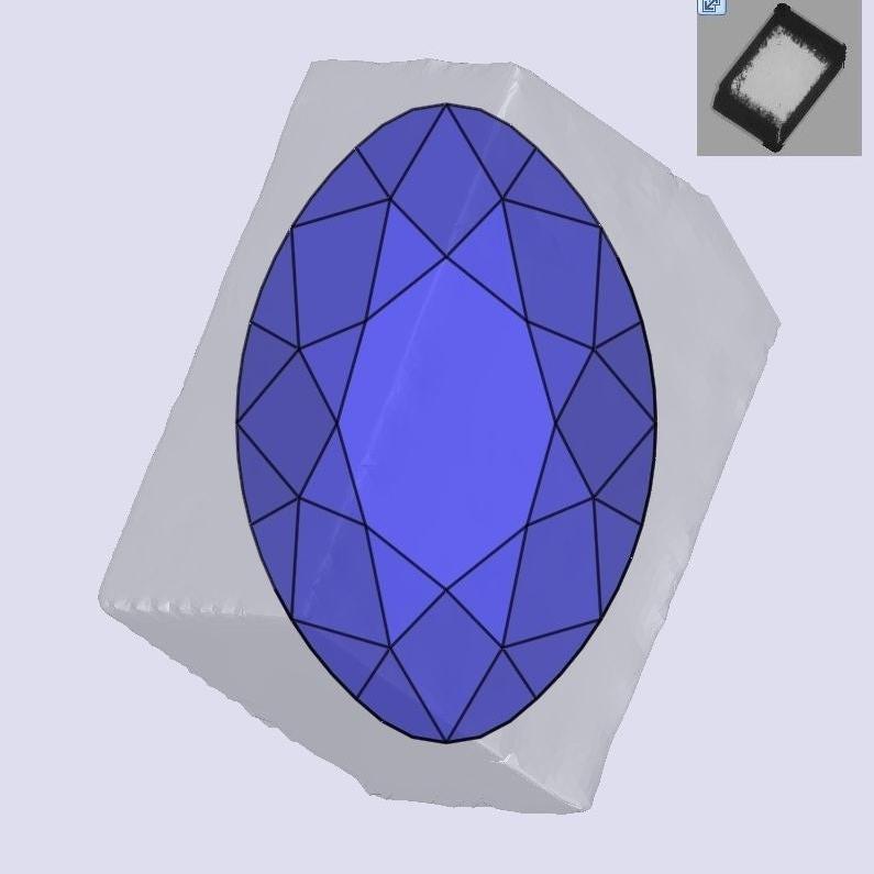 2.01ct | E/VS1 Oval Shape Old Mine Cut Lab Diamond (IGI)-LITHOS Diamond