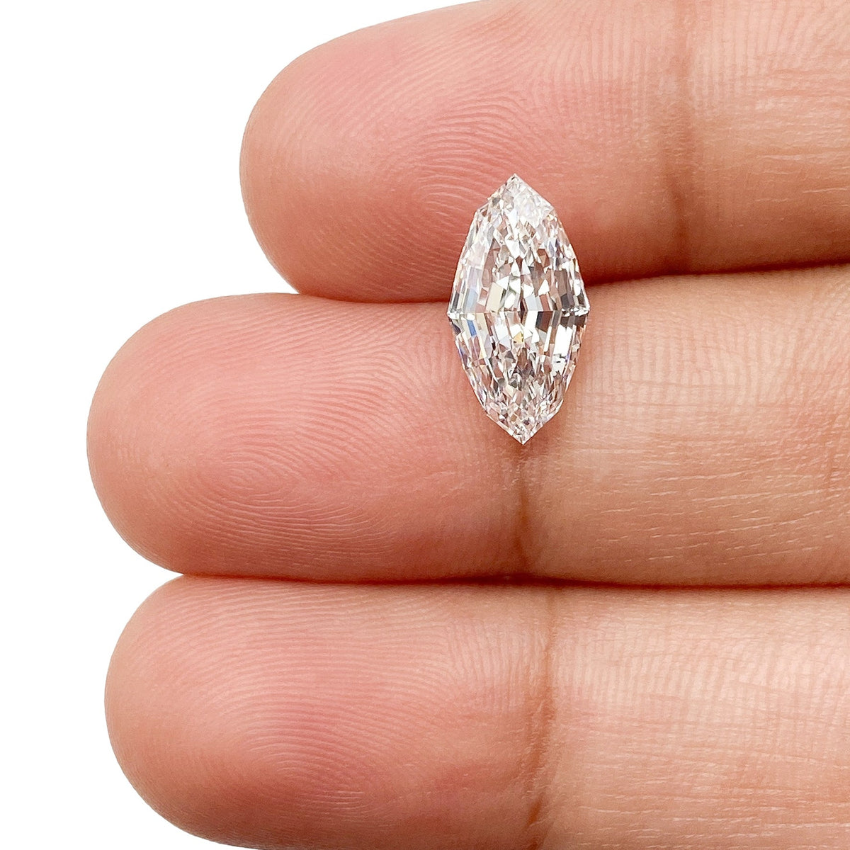 2.01ct | F/VS1 Marquise Shape Step Cut Lab Diamond (IGI)-LITHOS Diamond