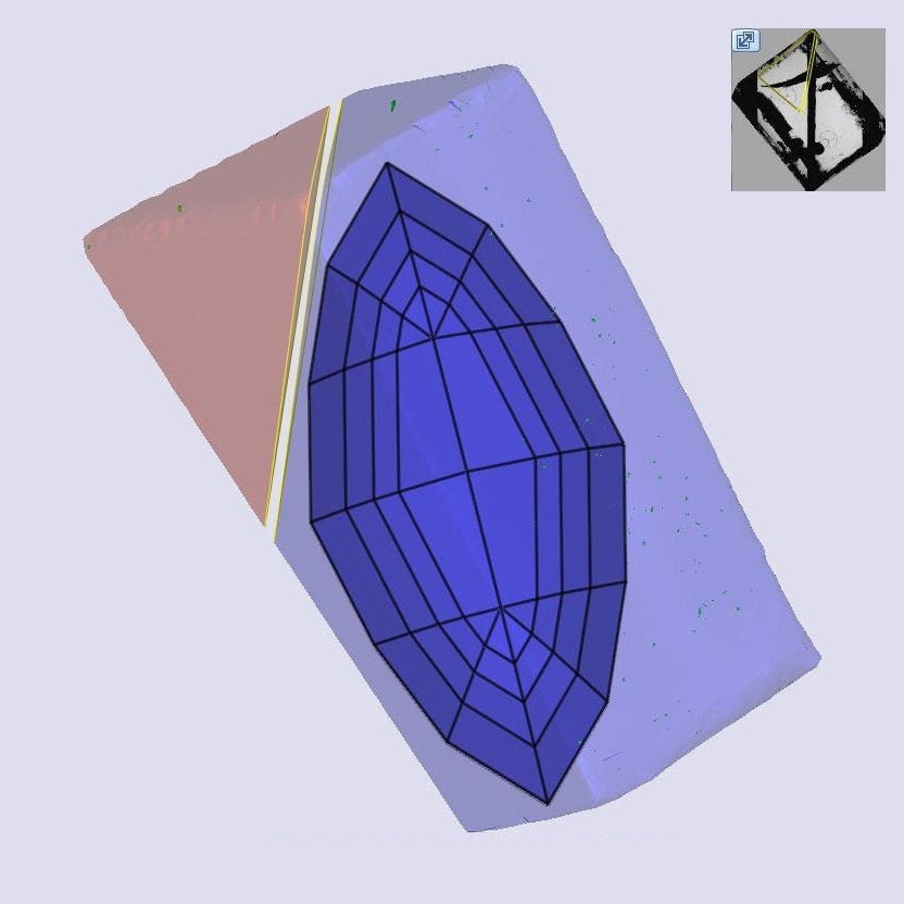 2.01ct | F/VS1 Marquise Shape Step Cut Lab Diamond (IGI)-LITHOS Diamond