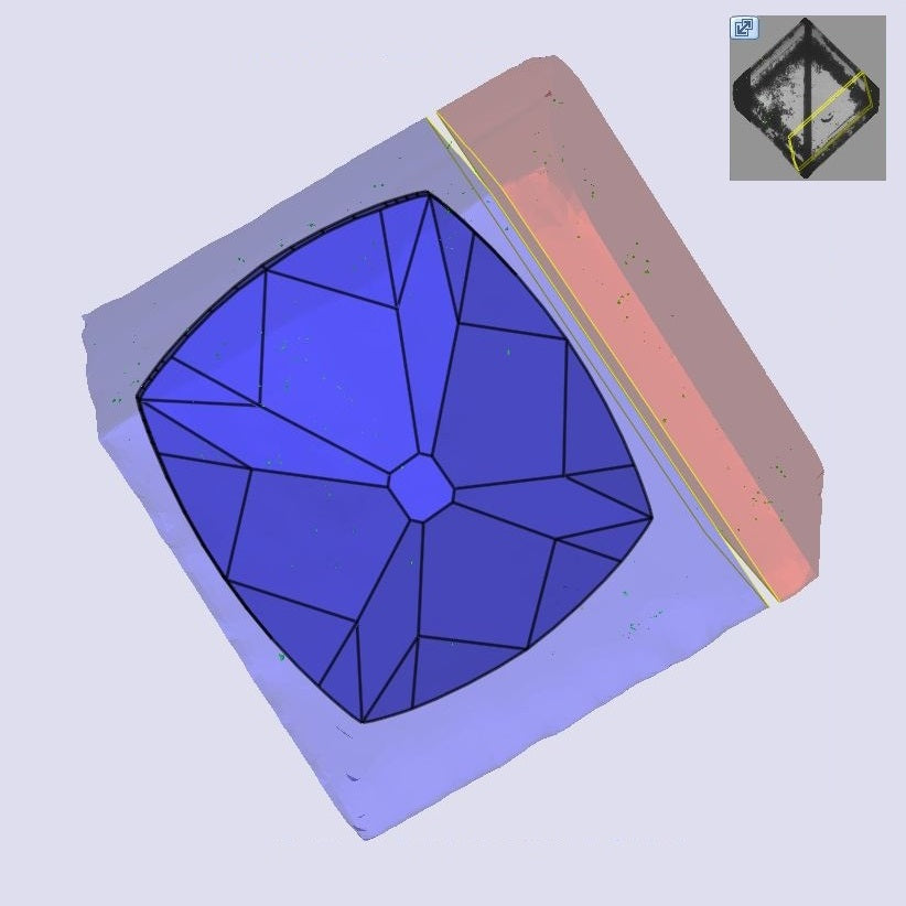 2.02ct | D/VS1 Cushion Shape Antique Old Mine Cut Lab Diamond (IGI)-LITHOS Diamond