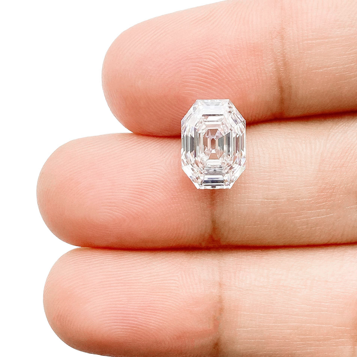 3.03ct | D/VVS2 Antique Octagon Shape Step Cut Lab Diamond (IGI)