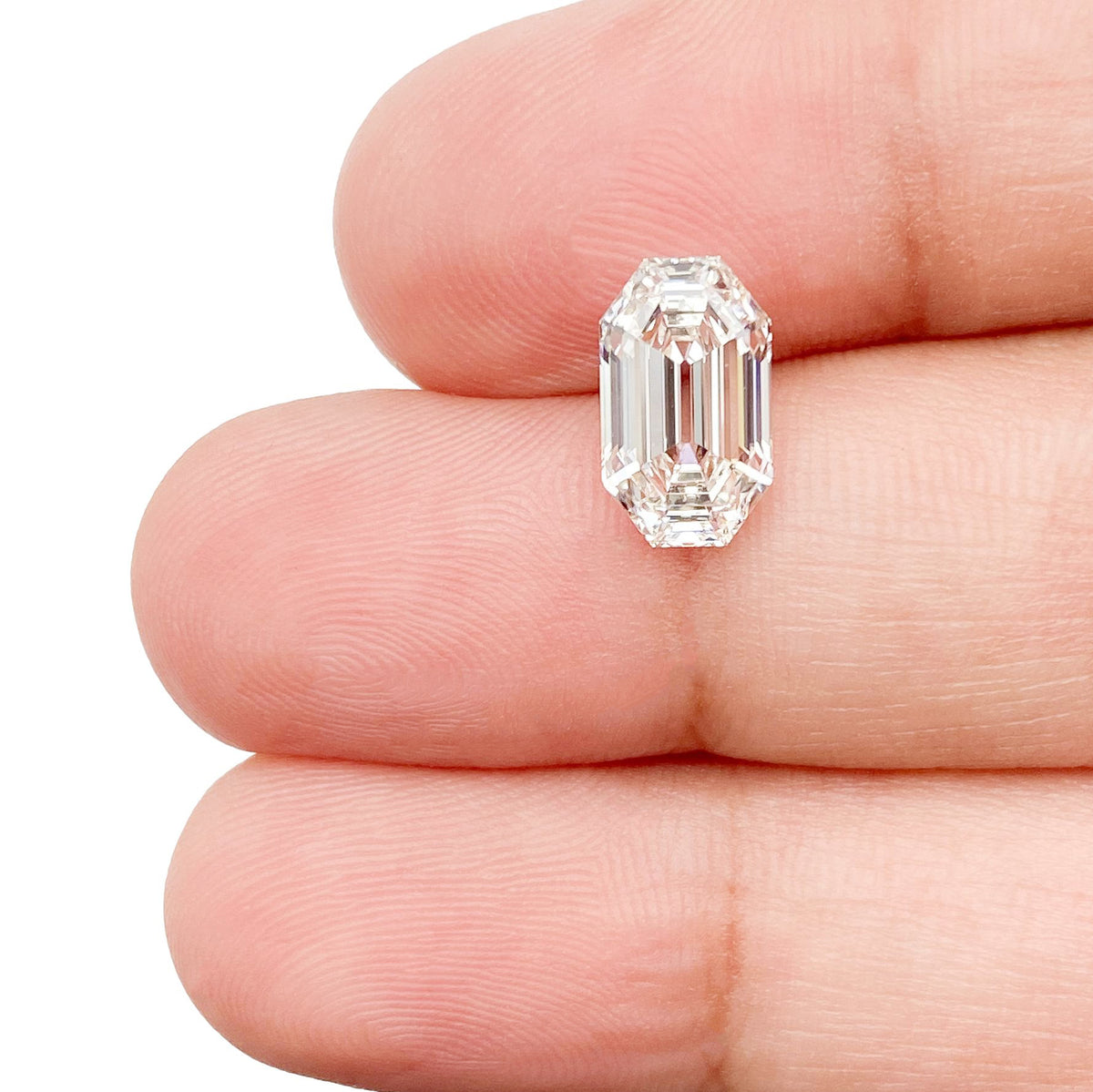 2.11ct | F/VVS2 Octagon Shape Step Cut Lab Diamond (IGI)