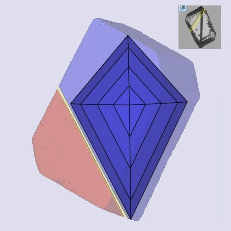 2.09ct | F/VS1 Kite Shape Step Cut Lab Diamond (IGI)-LITHOS Diamond