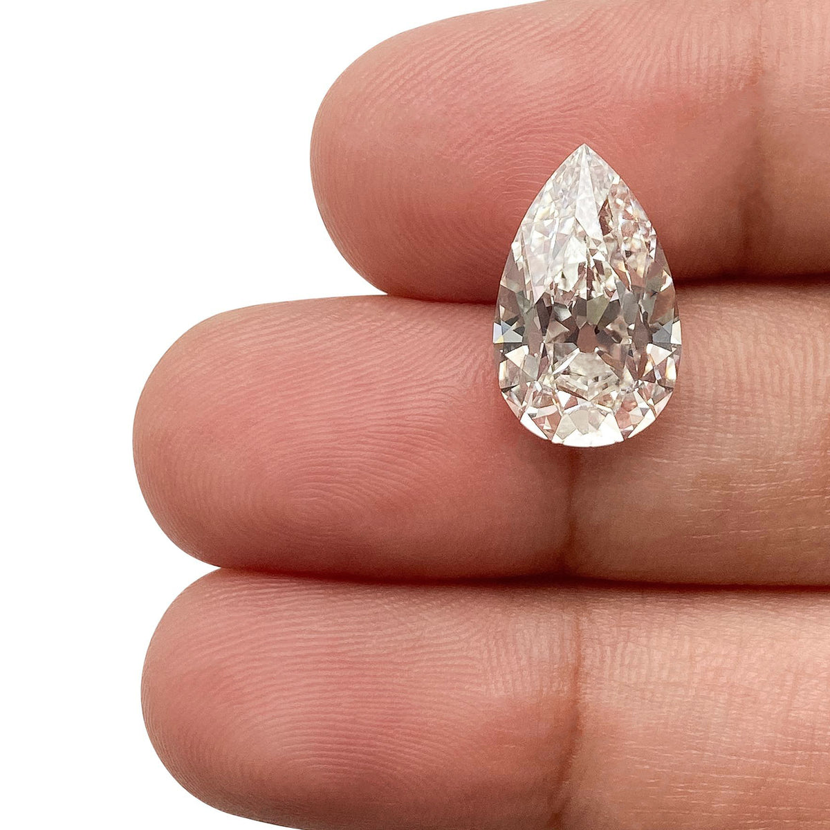 4.40ct | G/VS1 Pear Shape Old Mine Cut Lab Diamond (IGI)