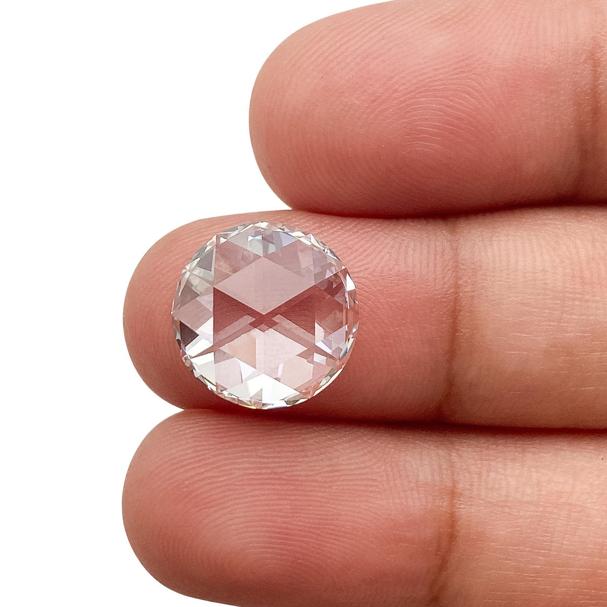 4.16ct | G/VVS2 Round Shape Rose Cut Lab Diamond (IGI)