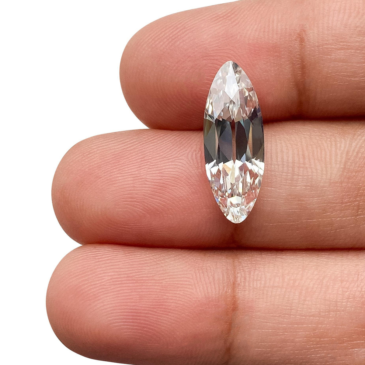 3.55ct | F/VS1 Oval Shape Old Mine Cut Lab Diamond (IGI)