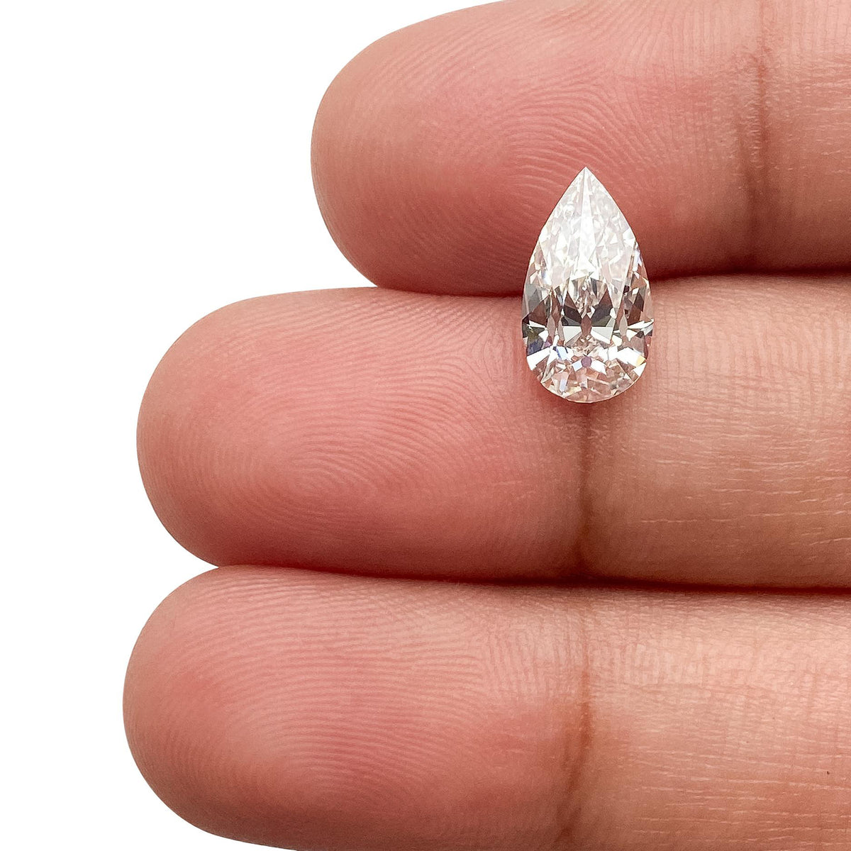 1.58ct | G/VVS2 Pear Shape Old Mine Cut Lab Diamond (IGI)
