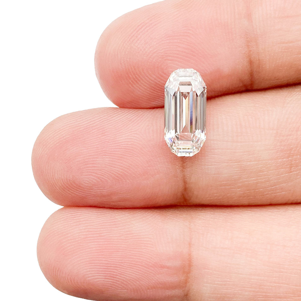 2.01ct | F/VS1 Octagon Shape Step Cut Lab Diamond (IGI)